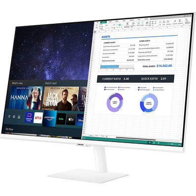 Voyant de surveillance 32''Samsung Smart M5 Blanco