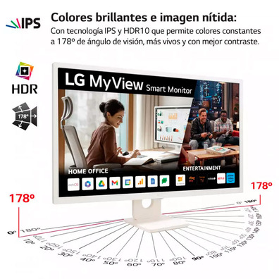 Surveillance LG MyView 32SR50F-W 32 " Smart TV / IPS / FHD Blanco