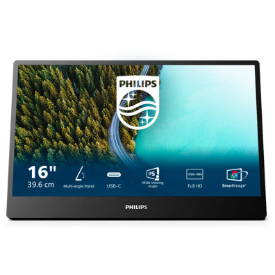 Philips Portable Monitor 3000 Series 16" 16B1P3302 IPS FHD 75Hz