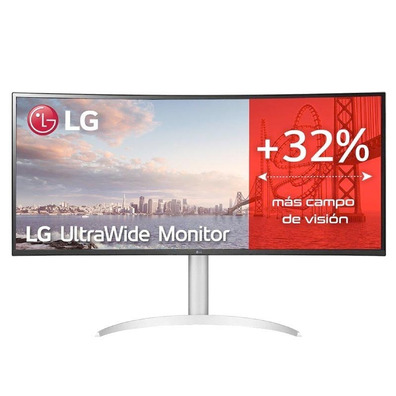 Moniteur Profesional Ultrapanorámico Curvo LG UltraWide 38WQ75C-W 38 " / QHD + / Negro y Blanco