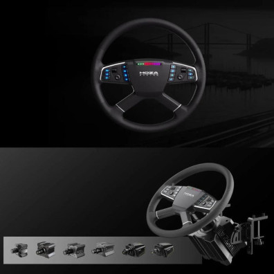Moza Racing TSW (40cm) Roue de camion PC noir