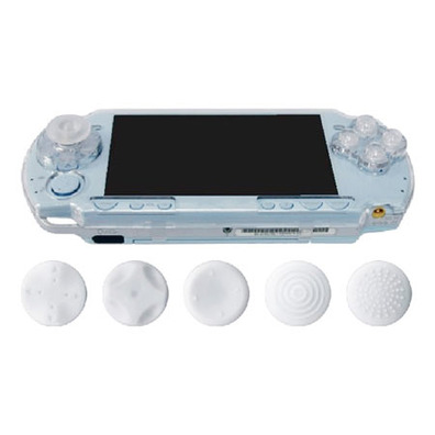 Multifunctional Stick Crystal Cover Advance White PSP Slim