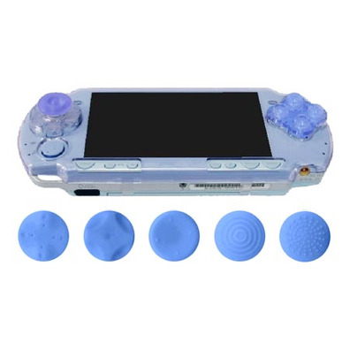 Multifunctional Stick Crystal Cover Advance Blue PSP Slim