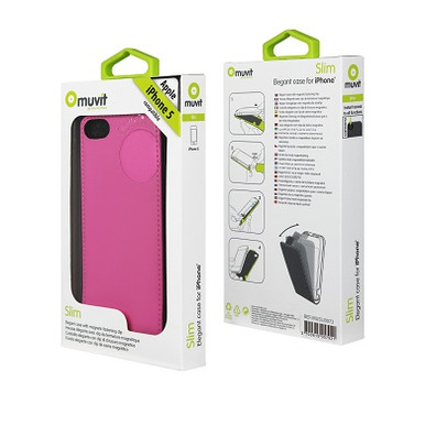 MiniGel Skin pour iPhone 5 Muvit Pink