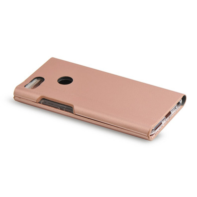 Etui Folio Muvit xiaomi Redmi Mi A1 Support de Fonction + Porte-Cartes Or Rose