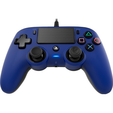 Nacon Compact Contrôleur Officiel Bleu PS4