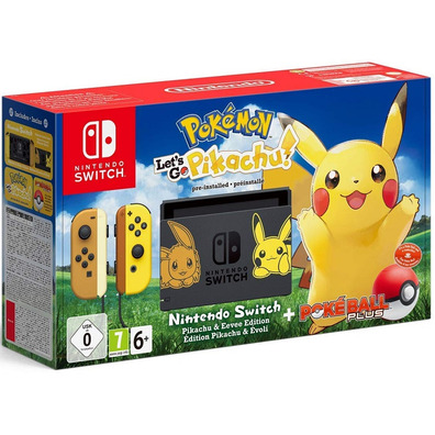 Nintendo Commutateur Pokemon Edition: let's go Pikachu   Pokeball plus ed ltd