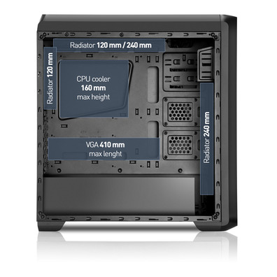 Nox Coolbay ZX LED vert USB 3.0