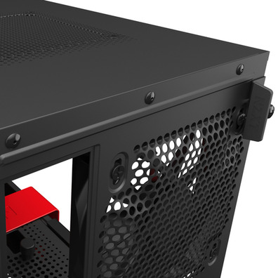 NZXT Boîtier MINI ITX H210 Noir-Rouge