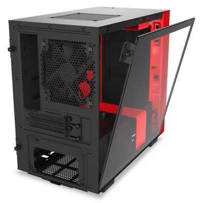 NZXT Boîtier MINI ITX H210 Noir-Rouge