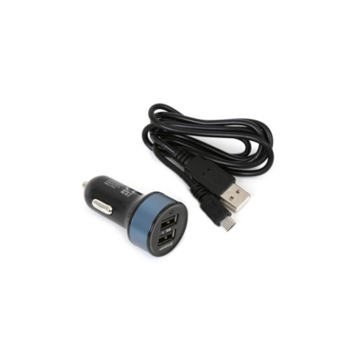 Chargeur de voiture Omega 2xUSB AZUL OCCURO