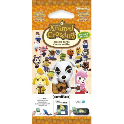 Pack 3 Tarjetas Amiibo Animal Crossing (Serie 2) Switch