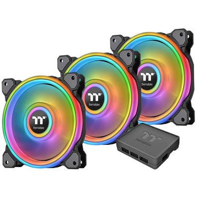 Pack 3 Ventilateurs Thermaltake Quad 14 cm RGB