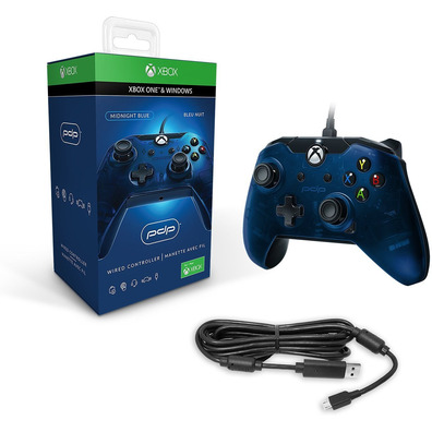 Commande Pdp avec Xbox One / PC Blue Cable