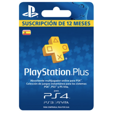 PLAYSTATION PLUS SUSCRIPTION DE 12 MOIS (PS4 / PS3 / PS VITA)
