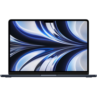 Portátil Apple Macbook Air 13 MBA 2022 Midnight M2/16GB/512GB/GPU 10C/13.6''