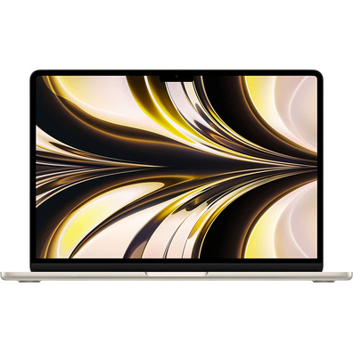 Portátil Apple Macbook Air 134 MBA 2022 M2/8GB/512GB/GPU10C/13.6''Starlight