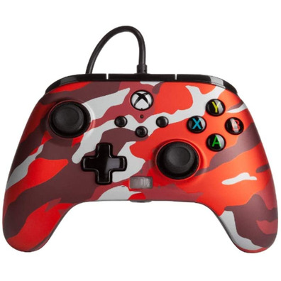 Power A Enhanced Wired Controller Metallic Camo Red (Xbox One / Xbox Series X/S)