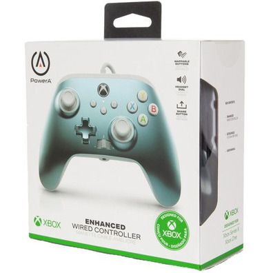Power A Enhanced Wired Controller Metallic Ice (Xbox One / Xbox Series X/S)
