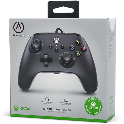 Power A Wired Controller Black (Xbox One / Xbox Series / PC)