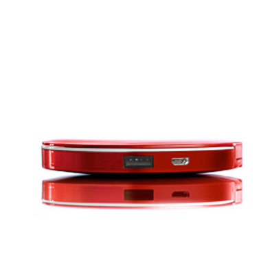 Pearl Mirror Power Bank 3000mAh Red