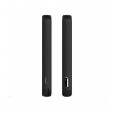 Powerbank Energy System 5000 mAh con cable integrado Negro