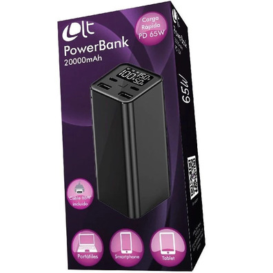 Powerbank Leotec 20000 mAh PD 65W Portátiles / Smartphones