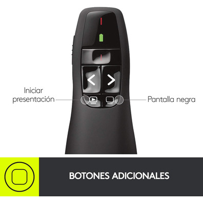 Presentador Inalámbrico Logitech Presenter R400