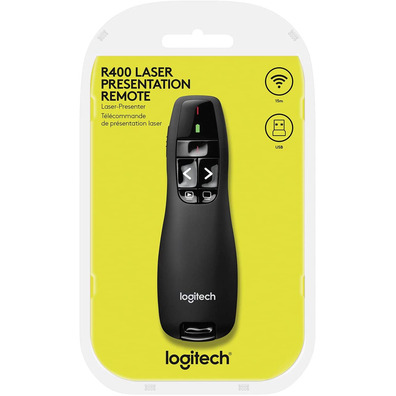 Presentador Inalámbrico Logitech Presenter R400