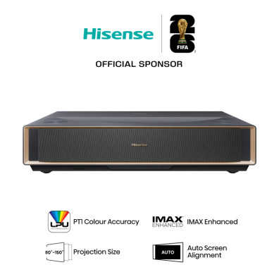 Hisense PT1 Trichroma Projecteur 4K Laser Smart Shooting TV Ultracut