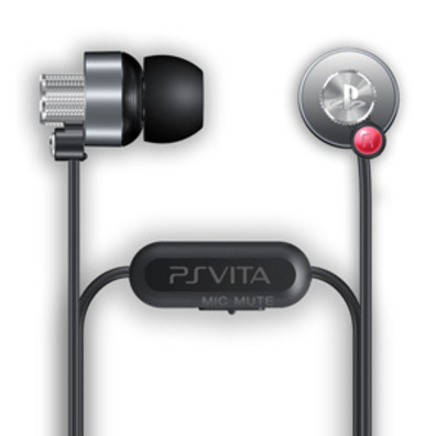 In-Ear Earphones Sony for PSVita Black