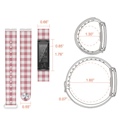 Leotec Smartband Cool HR Cloth Rose