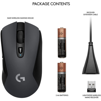 Ratón Gaming Inalámbrico Logitech G603