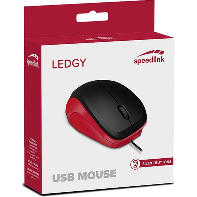 Souris LEDGY Speedlink Rouge