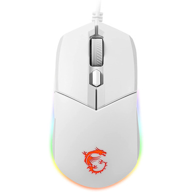 Ratón MSI Clutch GM11 Blanc