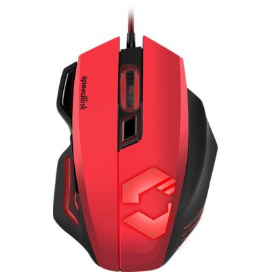 Ratón Speedlink Decus Respc Noir / Rouge 5000 DPI