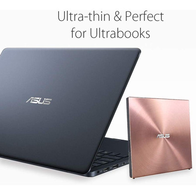 Regrabadora Externa Asus SDRW-08U5S-U Ultra Slim Rose