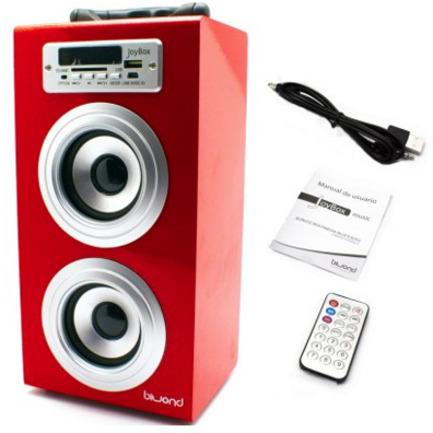 Joueur JoyBox Bluetooth Red Biwond