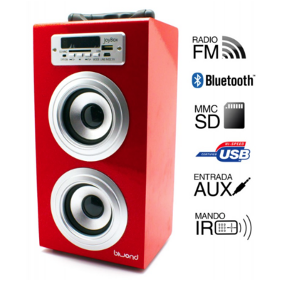 Joueur JoyBox Bluetooth Red Biwond