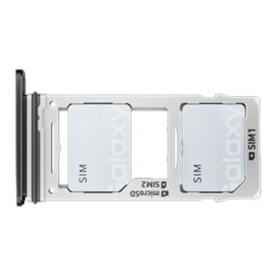 Plateau pour Cartes DualSIM - Samsung Galaxy S9 / S9 Plus Noire