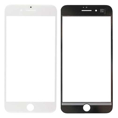 Façade en Verre iPhone 8 Plus (Colle Oca) Blanc