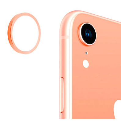 Couvercle de la Caméra Arrière - iPhone XR Corail