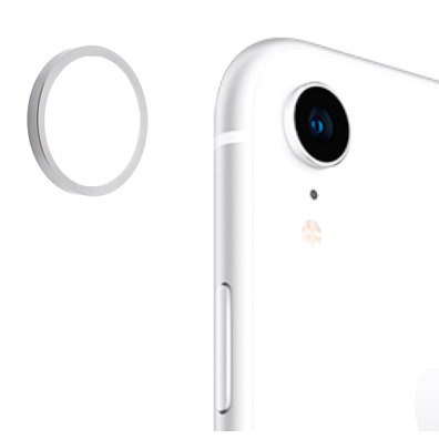 Couvercle de la Caméra Arrière - iPhone XR Argent