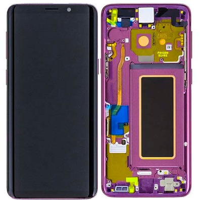 Remplacement Écran Complet   Frame Pour Samsung Galaxy S9 Violet