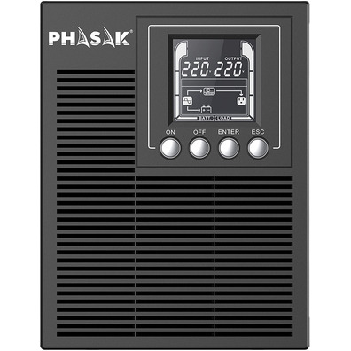 SAI Phasak en ligne PH9210 1000VA 3xSchuko