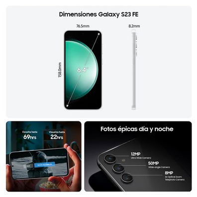 Samsung Galaxy S23 FE 8GB / 256GB / 6.4 " / 5G / Gris Grafito