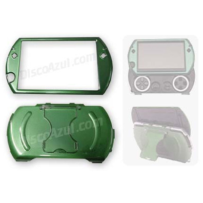 Semi-Metallica Armored Case for PSP Go Green