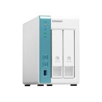 Servidor NAS QNAP Desktop 2BAY NAS 1 Go RAM 1GbE