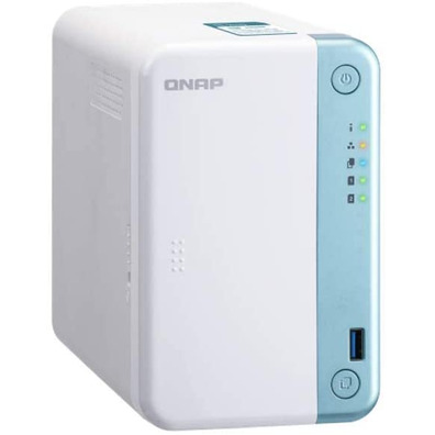 Servidor NAS Qnap Desktop 2BAY NAS 2Go RAM 1GbE