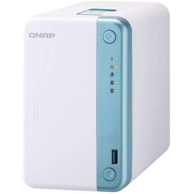 Servidor NAS Qnap Desktop 2BAY NAS 2Go RAM 1GbE